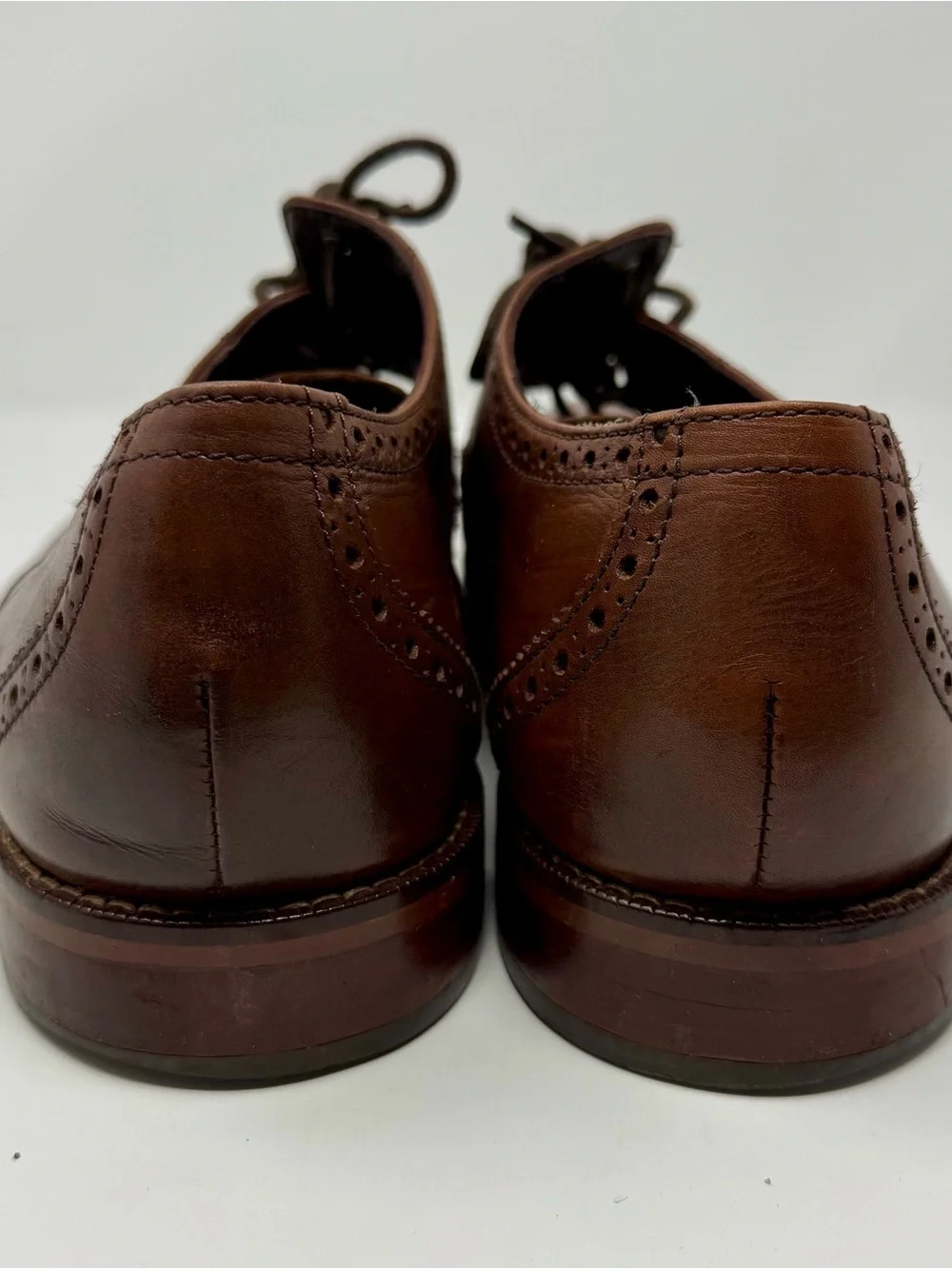 Florsheim |  Brown Leather Wingtip Oxfords, Size 12 - EUC